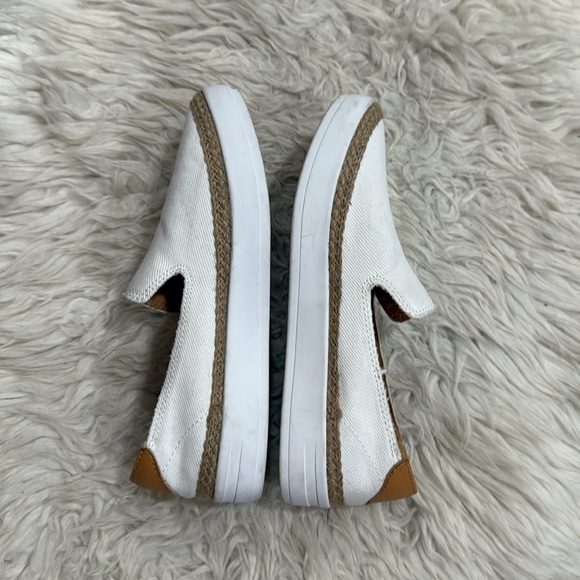 REEF‎ Women’s Cushion Sunrise White Canvas Platform Espadrilles Size 6 - Picture 6 of 12